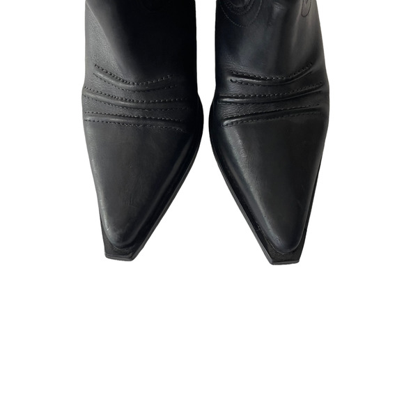 Diba Vintage Western Cowboy Leather Butterfly Boots - Picture 2 of 10